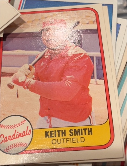 1981 Fleer #534 Keith Smith St. Louis Cardinals — front