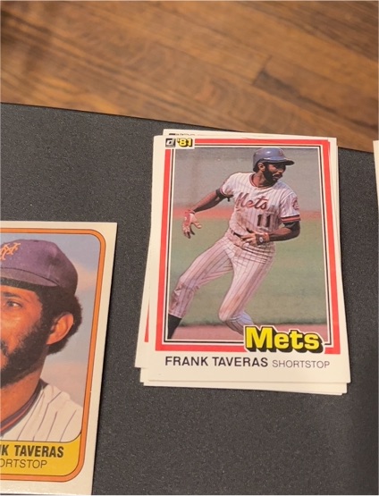 1981 Donruss #11 Frank Taveras — front