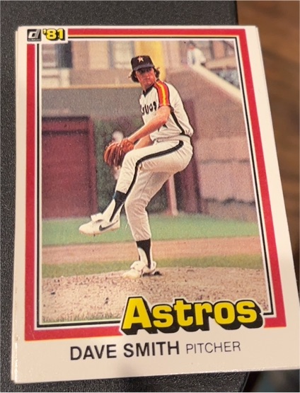 1981 Donruss #23b Dave Smith — front