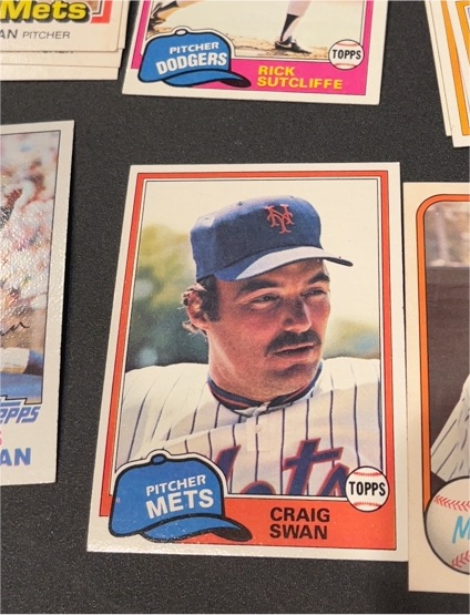 1981 Topps #189 Craig Swan — front