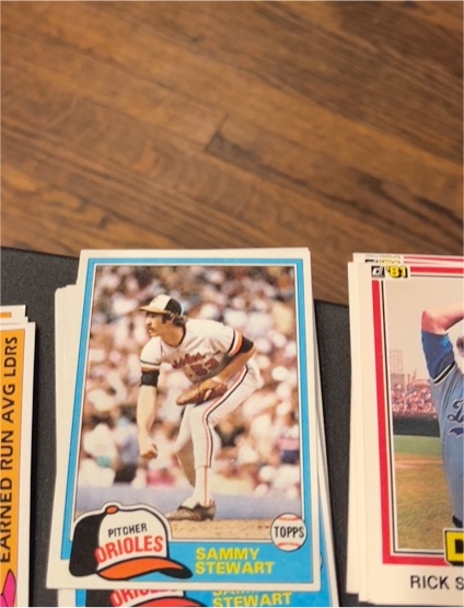 1981 Topps #560 Sammy Stewart — front