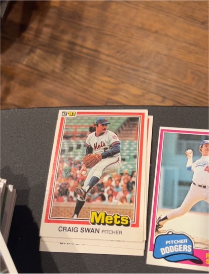 1981 Donruss #155 Craig Swan — front