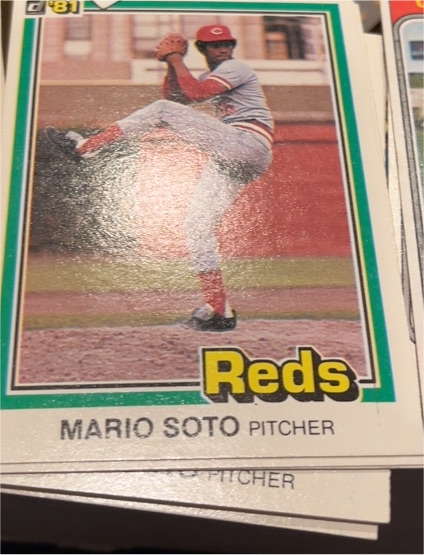 1981 Donruss #63 Mario Soto — front