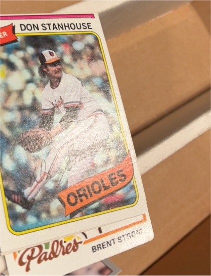 1980 Topps #517 Don Stanhouse — front