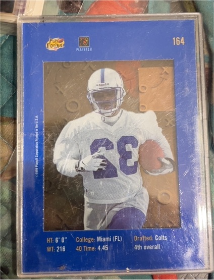 1999 Playoff Absolute SSD #164 Edgerrin James — front