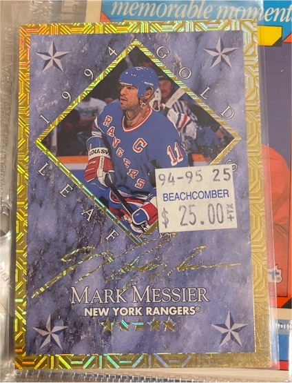 1994-95 Leaf Gold Stars #5 Mark Messier — front