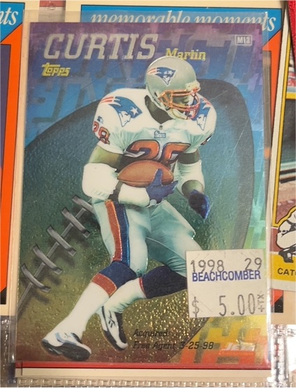 1998 Topps Mystery Finest #M13 Curtis Martin — front