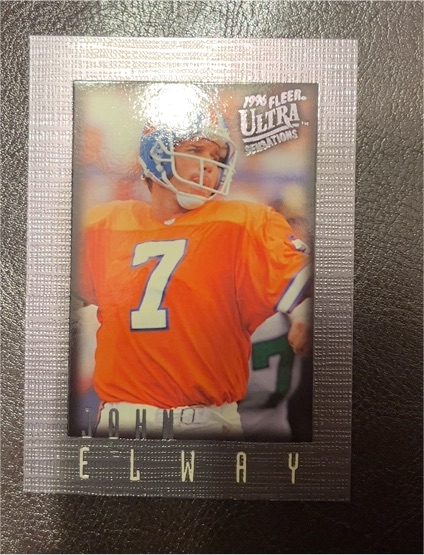 1996 Fleer Ultra Sensations #31 John Elway — front