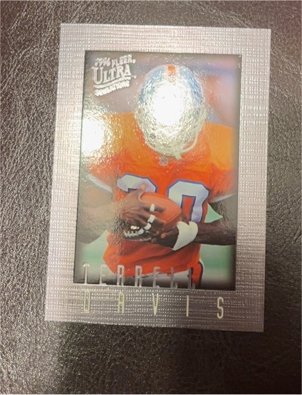 1996 Fleer Ultra Sensations Terrell Davis — front