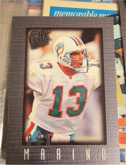 1996 Fleer Ultra Sensations #56 Dan Marino — front