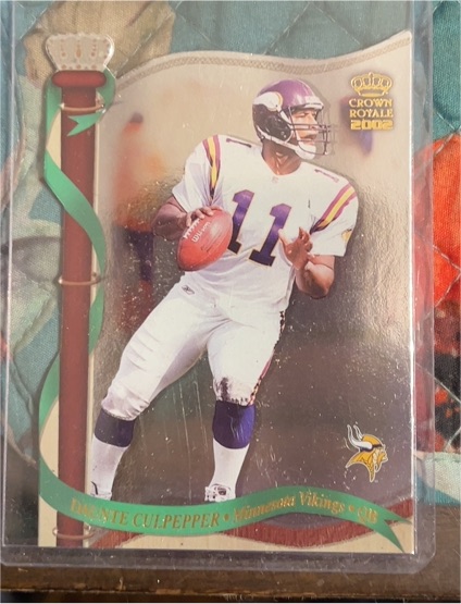 2002 Pacific Crown Royale Die-Cut Dante Culpepper — front