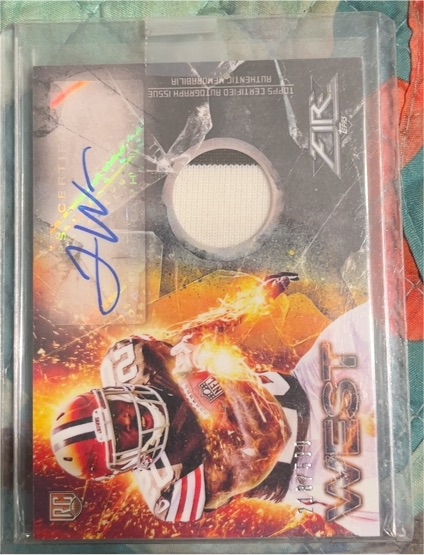 2014 Topps Fire #FRAP-TW Terrance West — front