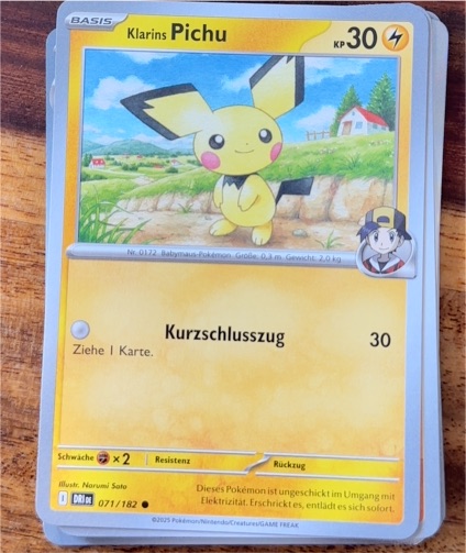 2025 Pokémon SV10 Destined Rivals #071 Pichu — front