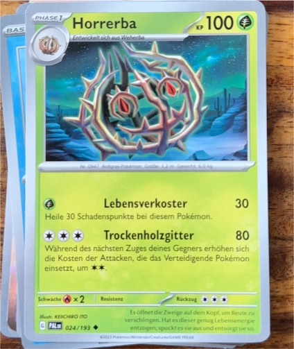 2023 Pokémon SV02: Paldea Evolved #024 Horrerba — front