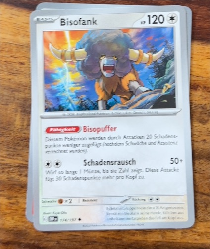2023 Pokémon Obsidian Flames #174 Bisofank — front
