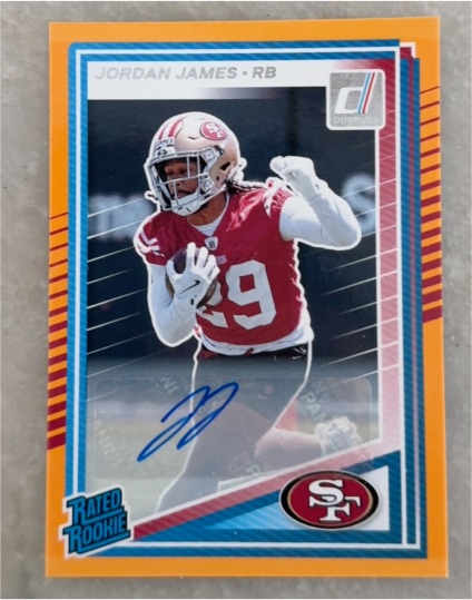 2025 Panini Donruss #374 Jordan James — front