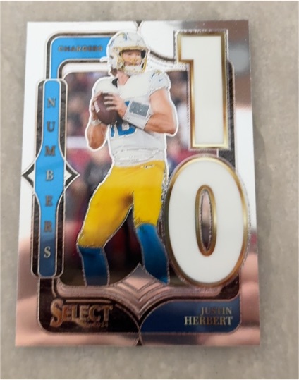 2024 Panini Select #17 Justin Herbert — front