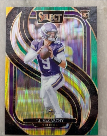 2024 Panini Select #134 J.J. McCarthy — front