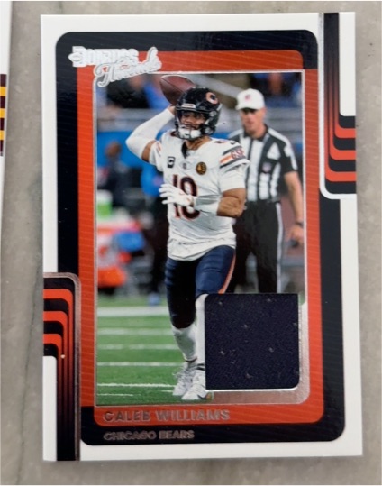 2025 Donruss Threads #DTH-CWS Caleb Williams — front