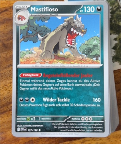 2023 Pokémon Scarlet & Violet Base Set #137 Mastifioso — front