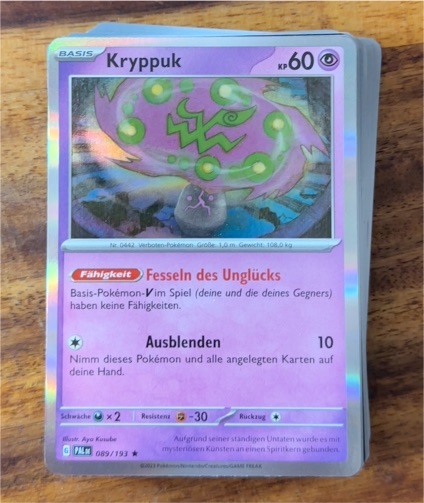 2023 Pokémon #089 Kryppuk — front