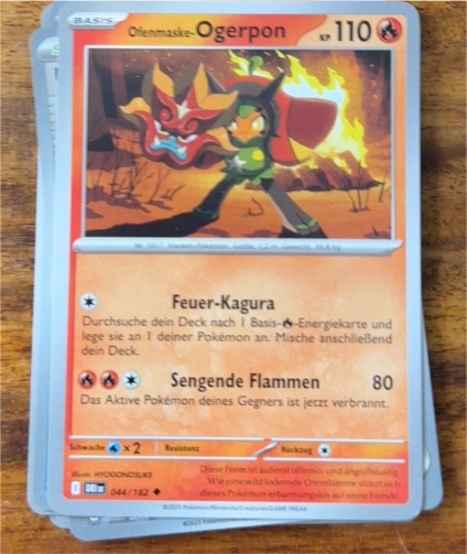 2025 Pokémon SV10: Destined Rivals #044 Hearthflame Mask Ogerpon — front