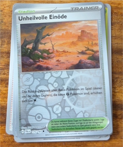 2023 Pokémon Paldea Evolved #175 Calamitous Wasteland — front