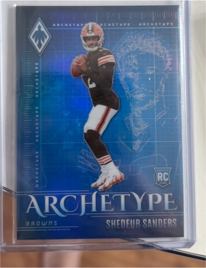2025 Panini Phoenix Archetype #25 Shedeur Sanders — front