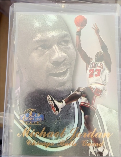 1997-98 Flair Showcase Row 3 #1 Michael Jordan — front