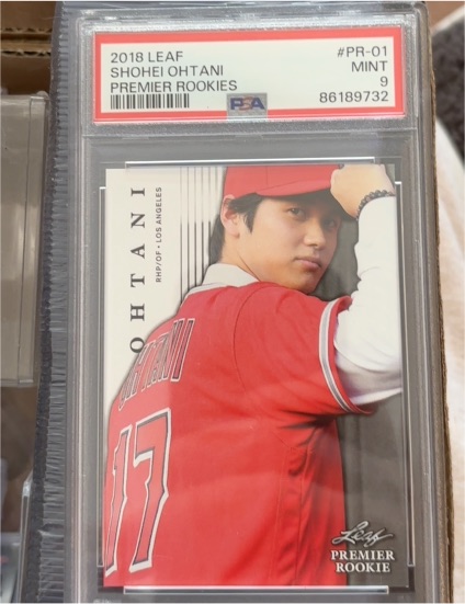 2018 Leaf Premier Rookies #PR-01 Shohei Ohtani — front