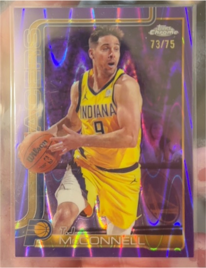 2025-26 Topps Chrome #11 T.J. McConnell — front