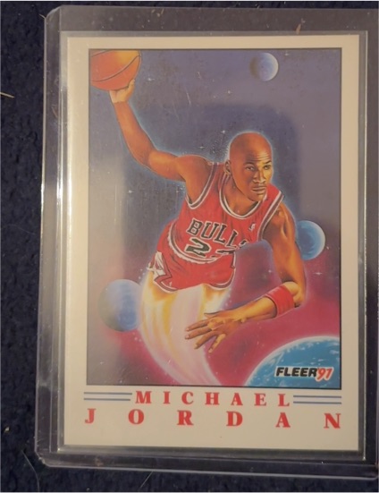 1997 Fleer Michael Jordan Outerspace Insert — front