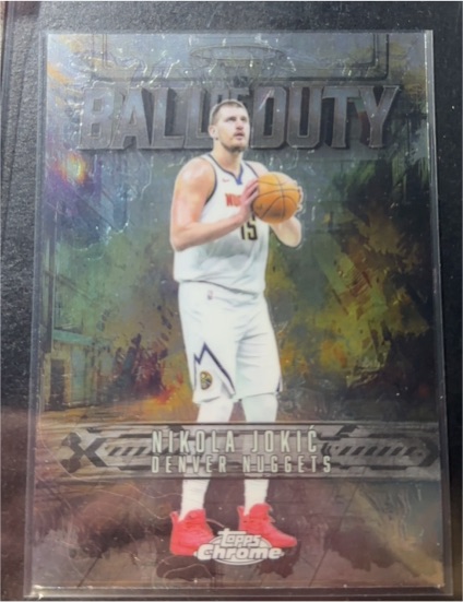 2025-26 Topps Chrome #BD-3 Nikola Jokić Ball of Duty — front