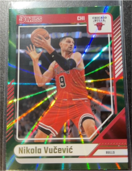 2024-25 Donruss #146 Nikola Vučević Holo Green Laser — front