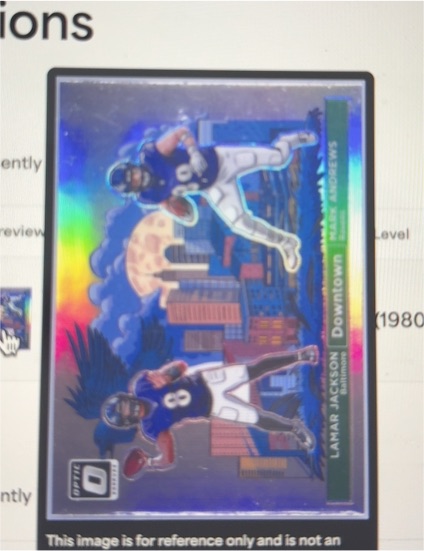 2024 Panini Donruss Optic Downtown Duos #8 Lamar Jackson — front