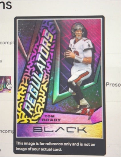 2021 Panini Black #REG-20 Tom Brady Regulators Black — front