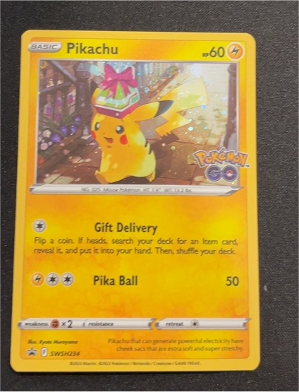 Pokémon GO SWSH234 Pikachu — front
