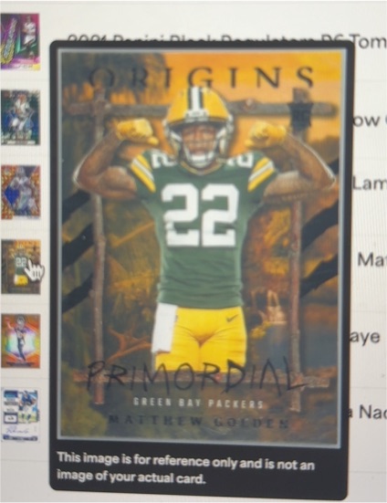 2025 Panini Origins #16 Matthew Golden Primordial — front