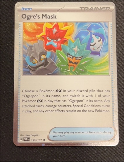 2023 Pokémon Scarlet & Violet Twilight Masquerade #159 Ogre's Mask — front