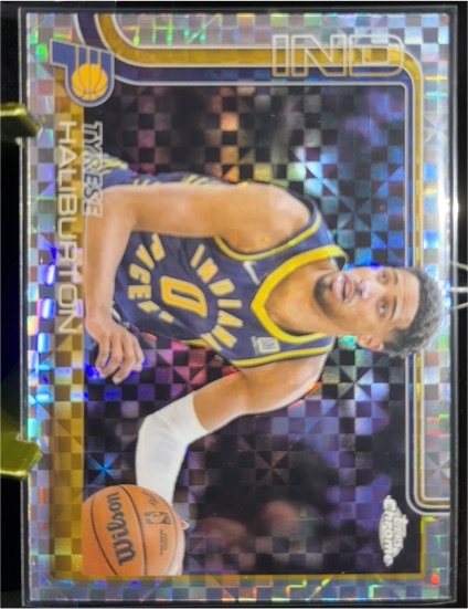 2025-26 Topps Chrome #3 Tyrese Haliburton — front