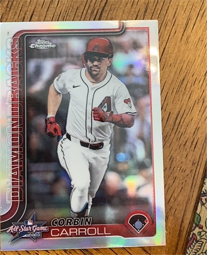 2025 Topps Chrome Update #ASGC-36 Corbin Carroll All Star Game Insert — front
