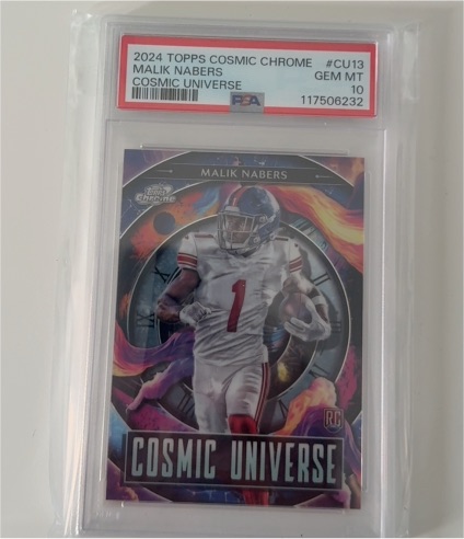 2024 Topps Cosmic Chrome #CU13 Malik Nabers — front