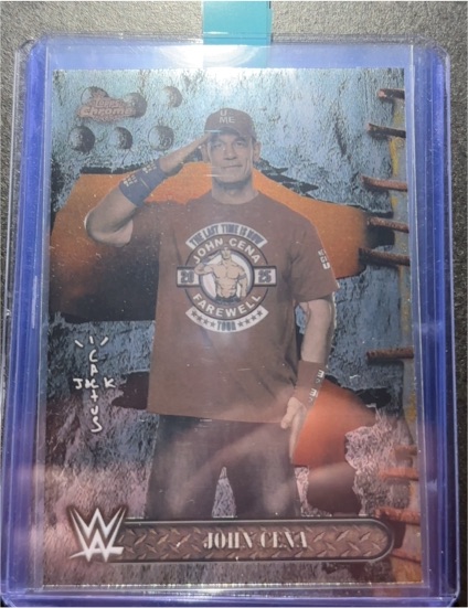 2025 Topps Chrome WWE x Cactus Jack #1 John Cena — front