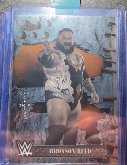 2025 Topps Chrome WWE x Cactus Jack #89 Bronson Reed — front