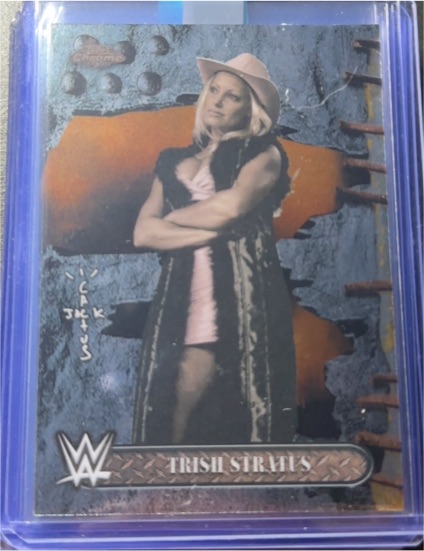 2025 Topps Chrome WWE #9 Trish Stratus — front