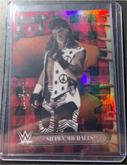 2025 Topps Chrome WWE x Cactus Jack #80 Shawn Michaels — front