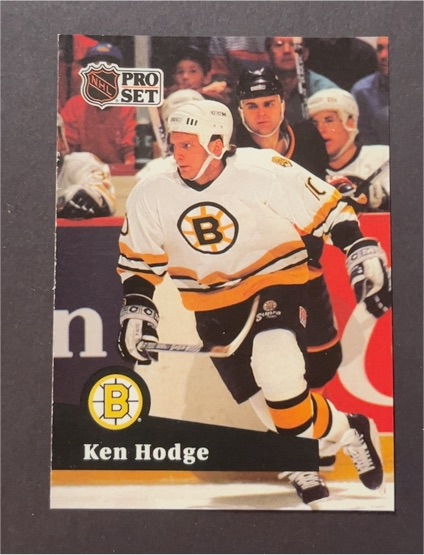 1991-92 Pro Set #3 Ken Hodge Boston Bruins — front