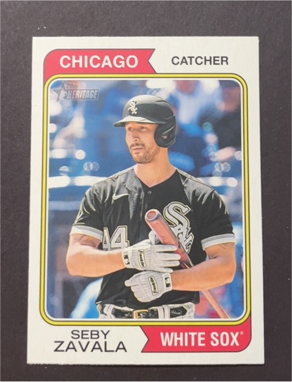2023 Topps Heritage Seby Zavala — front