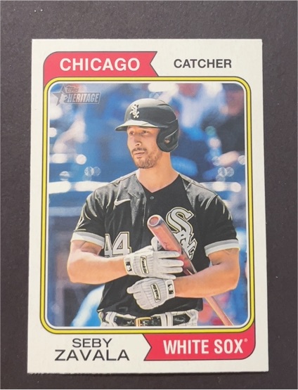 2023 Topps Heritage High Number #596 Seby Zavala — front