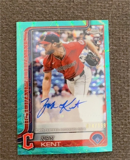 2025 Topps Chrome Update #AC-ZK Zak Kent — front